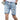 Men's Breathable 98% Cotton Fashion Leisure Ripped Short Jeans  -  GeraldBlack.com