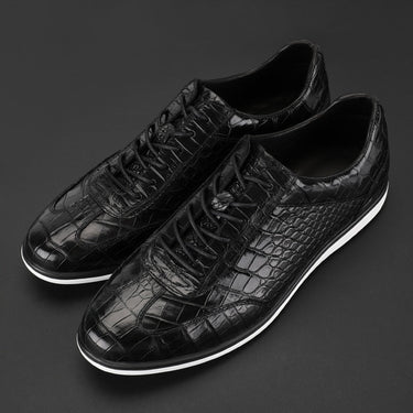 Men's Breathable Casual Genuine Leather Designer Luxury Flat Shoes  -  GeraldBlack.com