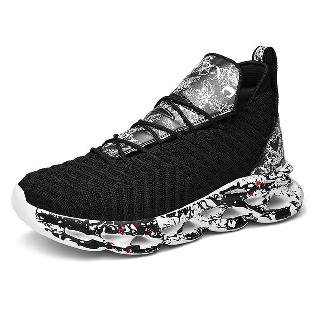 Men's Breathable Damping Twist Bottom Comfortable Sports Running Shoes - SolaceConnect.com