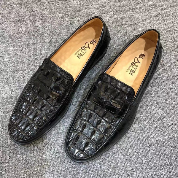 Men's Breathable Genuine Leather Casual Italian Luxury Classic Loafers  -  GeraldBlack.com