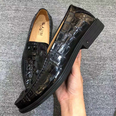 Men's Breathable Genuine Leather Casual Italian Luxury Classic Loafers  -  GeraldBlack.com