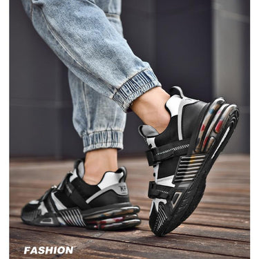 Men's Breathable Height Increasing Comfortable Chunky Sneakers Casual Shoes - SolaceConnect.com