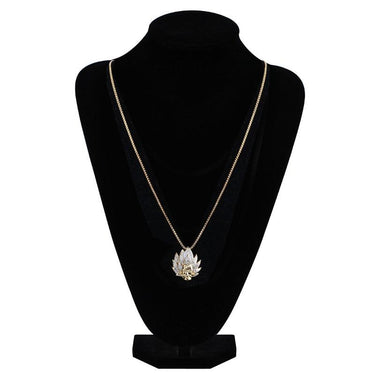Men's Cartoon Character Iced Out Gold Chain Pendant Micro Zircon Necklace - SolaceConnect.com
