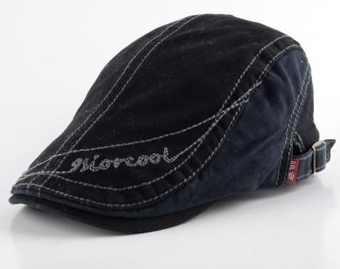 Men's Casual Adjustable British Style Retro Caps Peaked Cotton Beret Hats - SolaceConnect.com