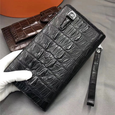 Men's Casual Authentic Genuine Alligator Leather Business Style Wallet  -  GeraldBlack.com