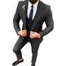 Men's Casual Black Lapel Tuxedo Wedding Business Blazer Vest Pants  -  GeraldBlack.com