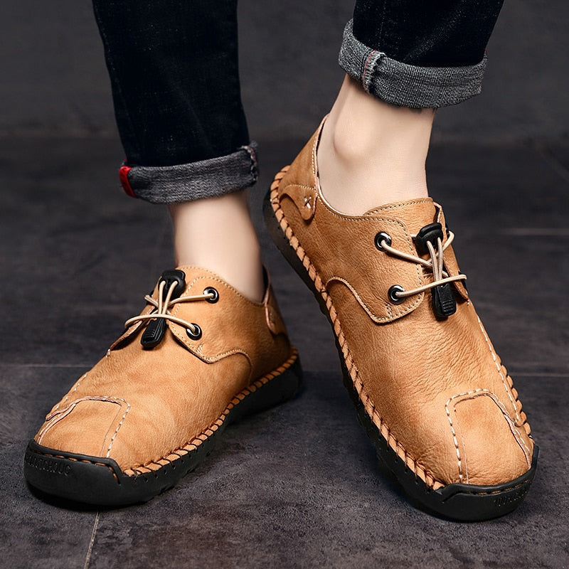Men's Casual Breathable Comfort Driving Waterproof Flat Loafers  -  GeraldBlack.com