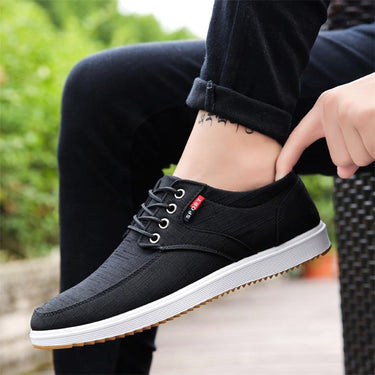 Men's Casual Breathable Sweat-Absorbant Anti-Odor Canvas Walking Shoes  -  GeraldBlack.com