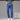 Men's Casual Business Dark Blue Cotton Stretched Straight Pants  -  GeraldBlack.com