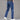 Men's Casual Business Dark Blue Cotton Stretched Straight Pants  -  GeraldBlack.com