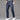 Men's Casual Business Dark Blue Cotton Stretched Straight Pants  -  GeraldBlack.com