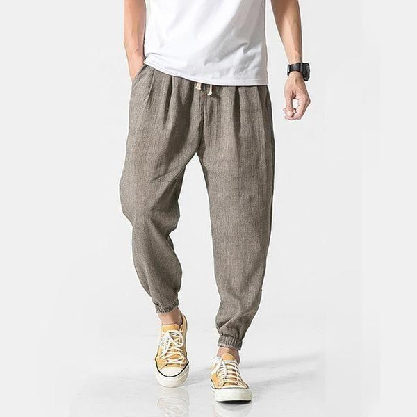 Men's Casual Chinese Traditional Brand Harem Fitness Pants & Joggers - SolaceConnect.com