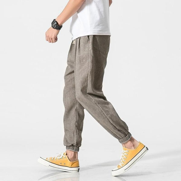 Men's Casual Chinese Traditional Brand Harem Fitness Pants & Joggers - SolaceConnect.com