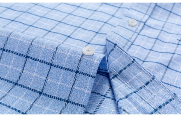 Men's Casual Comfortable Brushed Cotton Button Down Long Sleeve Shirt  -  GeraldBlack.com
