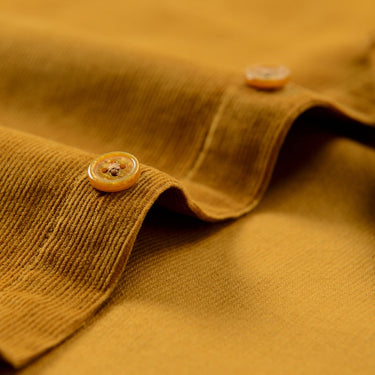 Men's Casual Corduroy Button-down 100% Cotton Shirts Single Patch Pocket Comfortable Long Sleeve Standard-fit Quality Tops Shirt  -  GeraldBlack.com