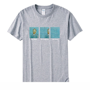 Men's Casual Cotton Streetwear Hip Hop Style Artful Funny T-Shirt  -  GeraldBlack.com
