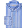 Men's Casual Cotton Striped Button Cuff Dress Pocket Less Shirts - SolaceConnect.com
