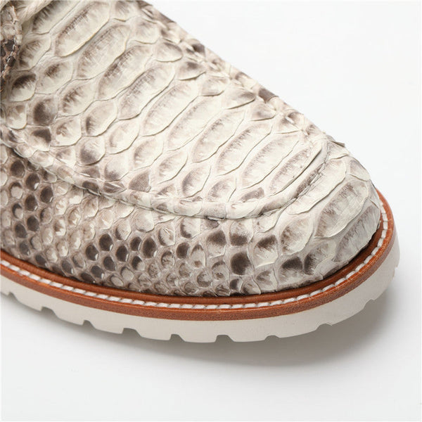 Men's Casual Designer Authentic Genuine Leather Outdoor Hi-Top Boots  -  GeraldBlack.com