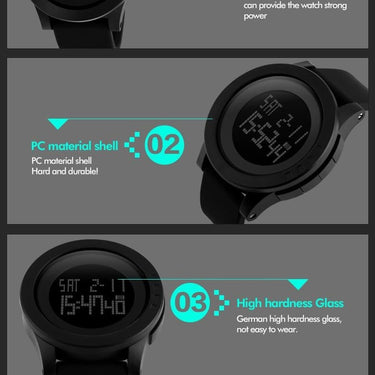 Men's Casual Fashion LED Digital Sports Watches with Shock Resistance  -  GeraldBlack.com