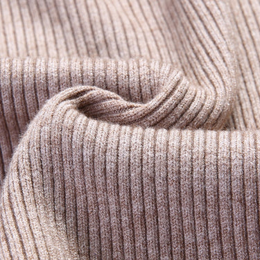 Men's Casual Fashion Solid Color Warm Knit Turtle Neck Sweater  -  GeraldBlack.com