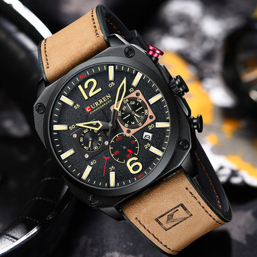 Men's Casual Luxury Luminous Business Chronograph and Date Wristwatches  -  GeraldBlack.com