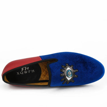 Men's Casual Shoes Handmade Luxury Classic Embroider Loafers  -  GeraldBlack.com
