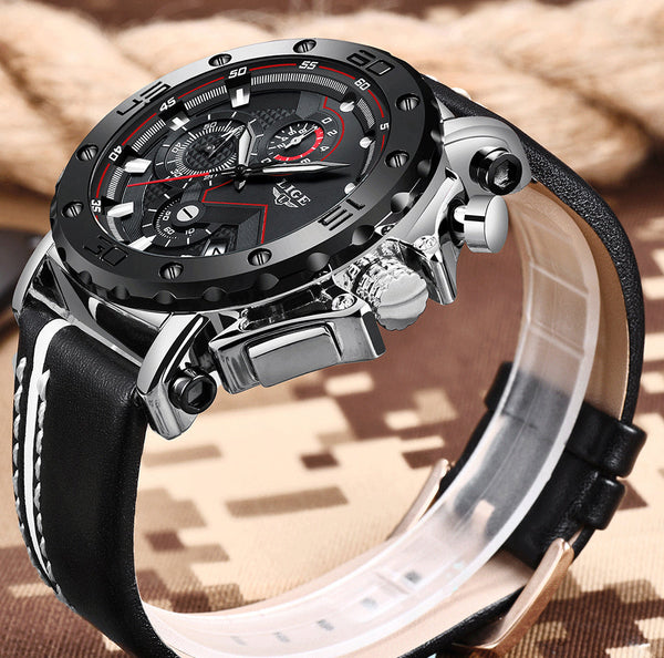 Men's Chronograph Luminous Quartz Military Waterproof Watches  -  GeraldBlack.com