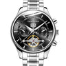 Men's Classic Automatic Mechanical Skeleton Tourbillon Rose Gold Watch  -  GeraldBlack.com