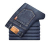 Men's Classic Business Denim Jeans & Black Summer Thin Slim Fit Pants - SolaceConnect.com