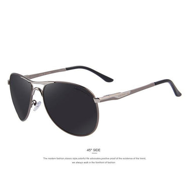 Men's Classic Designer Aluminum Polarized Driving Eyewear Pilot Sunglasses - SolaceConnect.com