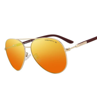 Men's Classic Pilot Polarized Sunglasses with 100% UV Protection  -  GeraldBlack.com