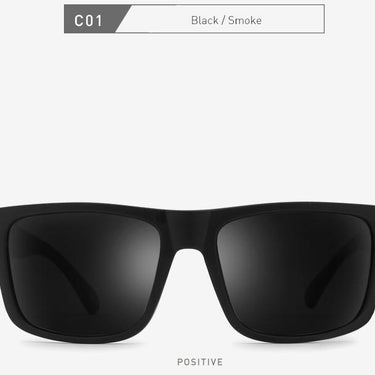 Men's Classic Round Black Polarized Travel Fishing Driving Party Sunglasses - SolaceConnect.com