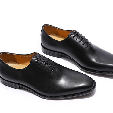 Men's Classic Soft Handmade Real Calf Leather Whole cut Oxford Shoes  -  GeraldBlack.com