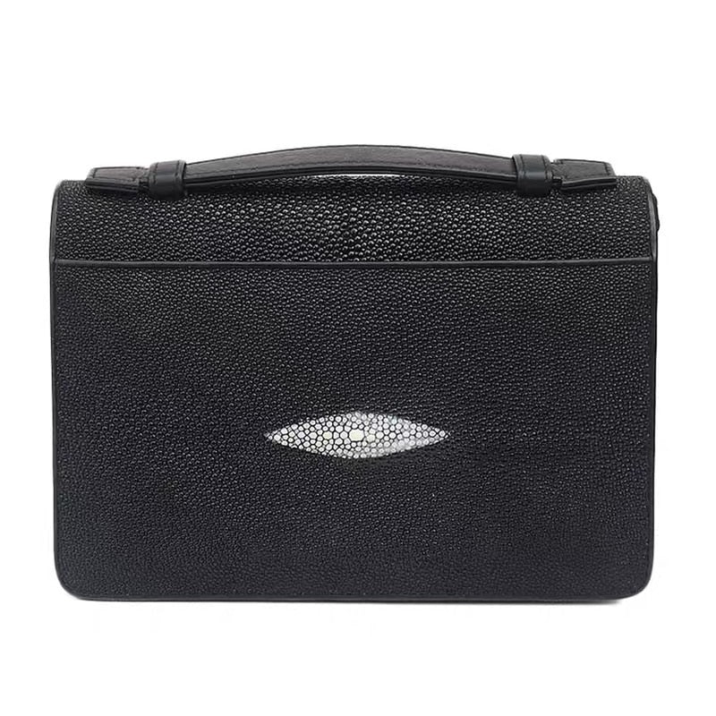 Men's Classic Style Authentic Stingray Skin Business Clutch Wallets  -  GeraldBlack.com