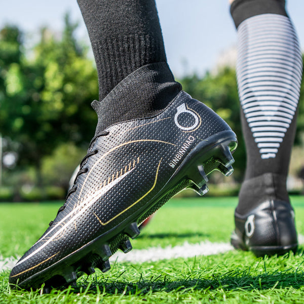 Men's Cleats Artificial Grass Ground Ultralight Soccer Sneakers  -  GeraldBlack.com