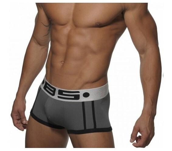 Men's Comfortable Solid Cotton Sexy U Convex Trunk Panties Underwear - SolaceConnect.com