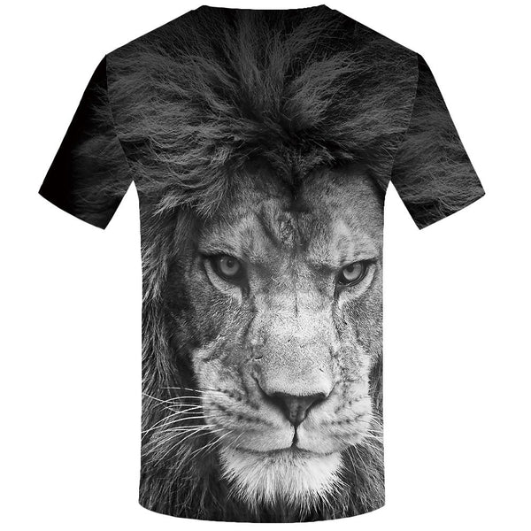Men's Cool Funny 3D Animal Print Slim Hip Hop T-Shirts with O-Neck - SolaceConnect.com