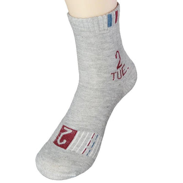 Men's Cotton Breathable Personalized Digital Style Happy Socks  -  GeraldBlack.com