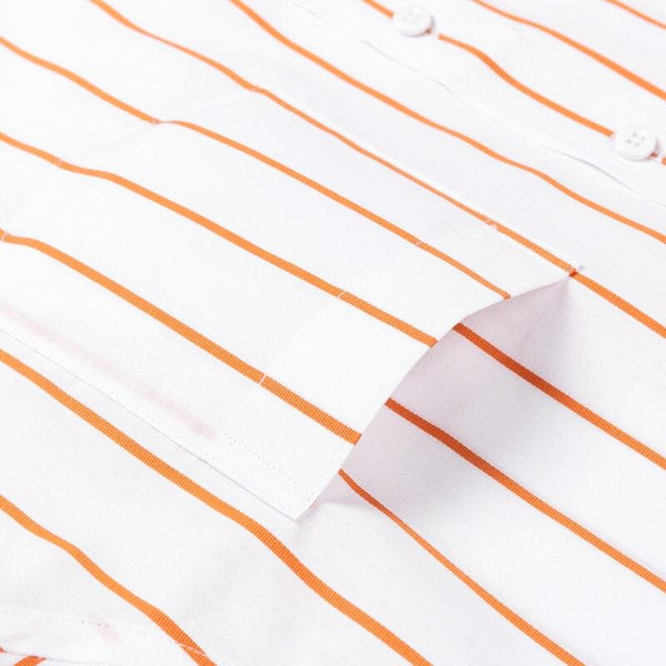 Men's Cotton Single Patch Pocket Long Sleeve Standard Fit Shirts - SolaceConnect.com