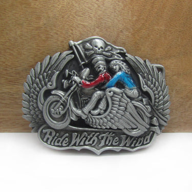 Men's Cowboy Style Gift Zinc Alloy Motor Rider Belt Buckle  -  GeraldBlack.com