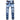 Men's Denim Ripped Hole Moto Bike Punk Style Straight Oversized Jeans Pants  -  GeraldBlack.com