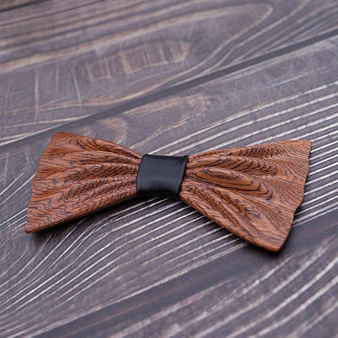 Men's Designer Fashion Geometric Pattern Gravata Wooden Bow Tie for Party  -  GeraldBlack.com