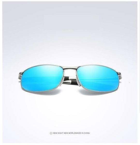 Men's Designer Rectangle Polarized Photochromic Driving Sunglasses - SolaceConnect.com