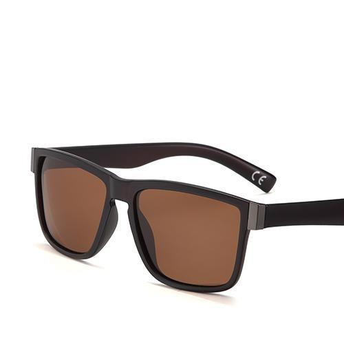 Men's Driving Fishing Classic Polarized Coated Sunglasses with Black Frame - SolaceConnect.com