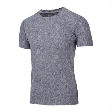 Men's Dry Fit Whole Fabric Super Breathable Short Sleeve Fitness Shirts - SolaceConnect.com