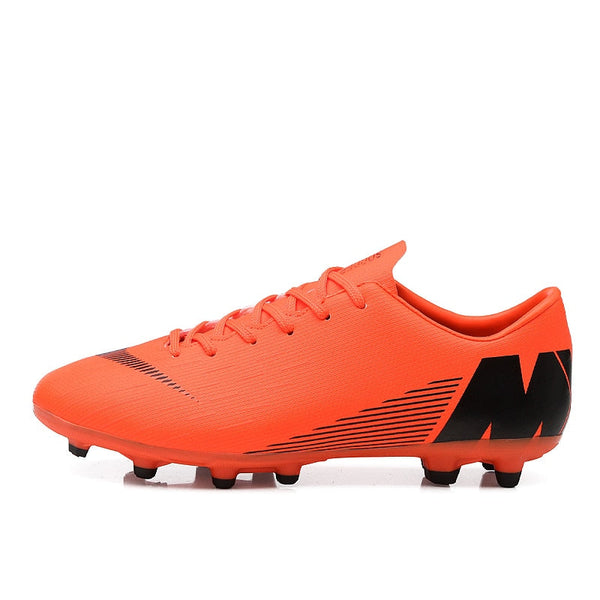 Men's Eur Size 35-44 Lace-up Breathable Outdoor Training Soccer Shoes  -  GeraldBlack.com