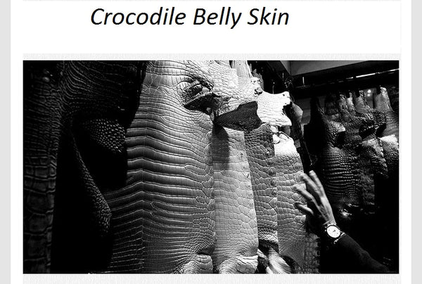 Men's Exotic Authentic Crocodile Belly Skin Casual Walking Sneakers  -  GeraldBlack.com