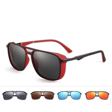 Men's Eyewear Vintage Punk Polarized Red Design Goggles Sunglasses  -  GeraldBlack.com