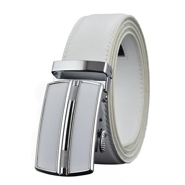 Men's Fashion Automatic Buckle Leather Luxury Designer Belt Waist Strap - SolaceConnect.com