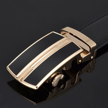 Men's Fashion Automatic Buckle Leather Luxury Designer Belt Waist Strap  -  GeraldBlack.com